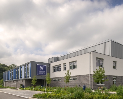 Exterior view of the Weston College Health and Active Living Centre